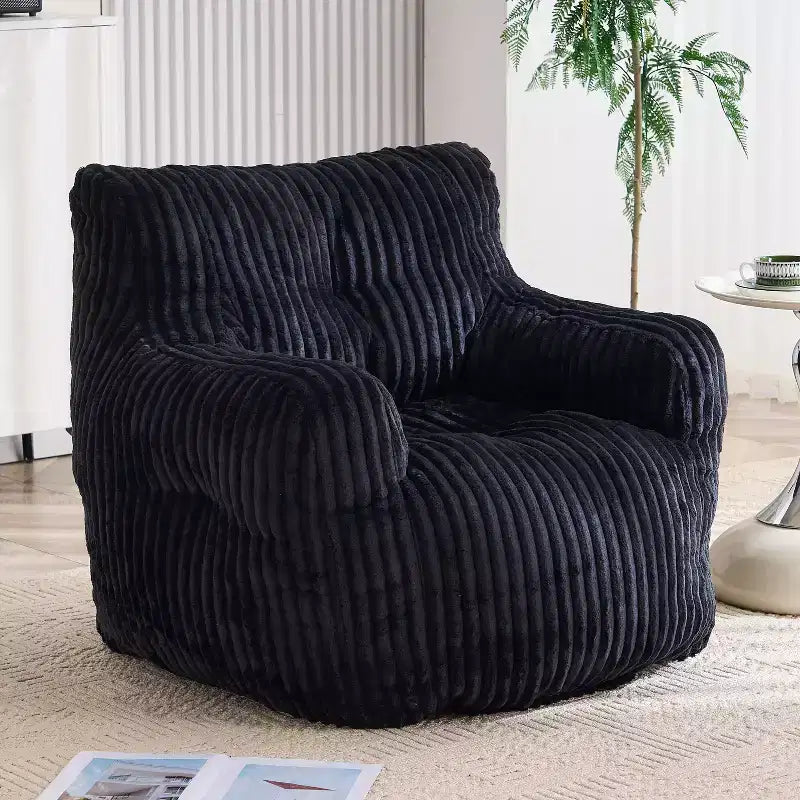 Poltrona Sacco in Velluto a Coste Moderno 37 W