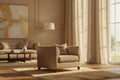 Acme Furniture 36" Cyndi Sofa Tan Velvet