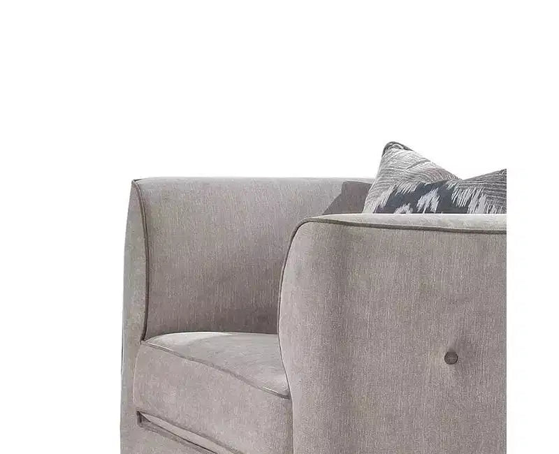 Divano 36" Velluto Marrone Chiaro