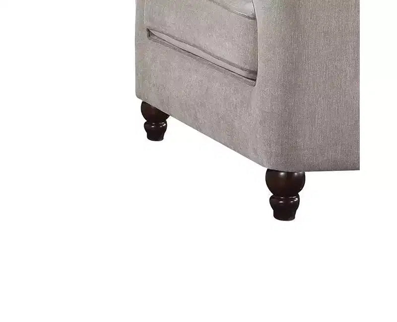 Divano 36" Velluto Marrone Chiaro