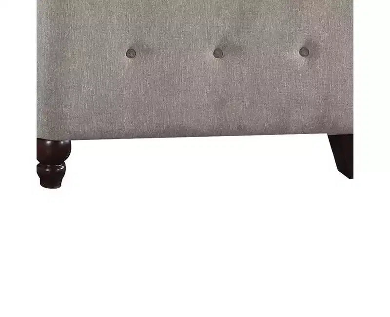 Divano 36" Velluto Marrone Chiaro